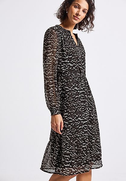STREET ONE Chiffonkleid mit All-Over Print günstig online kaufen