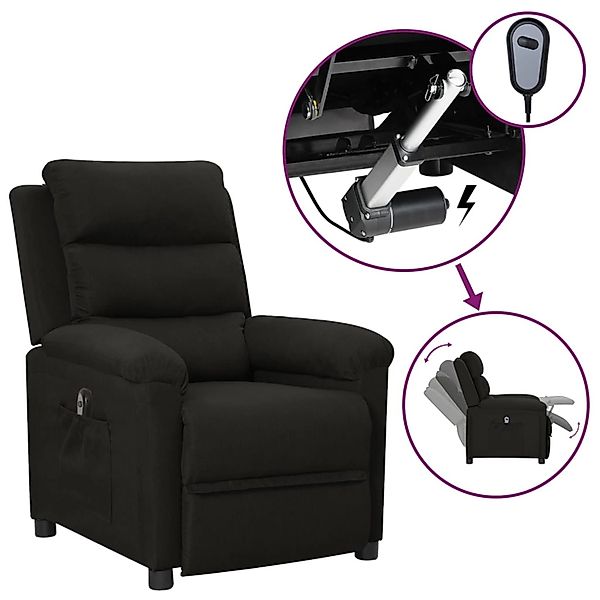 vidaXL Relaxsessel Elektrisch Schwarz Stoff 3098965 günstig online kaufen