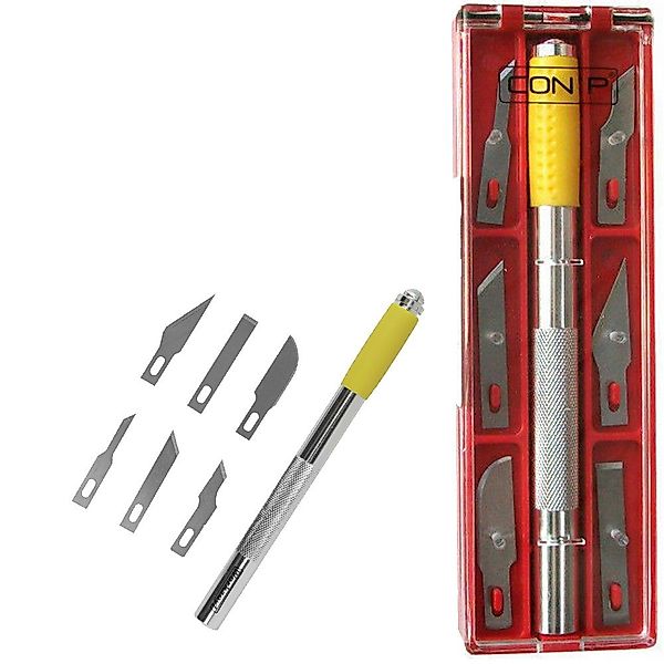 CON:P Cuttermesser Bastlermesser mit 6 versch. günstig online kaufen