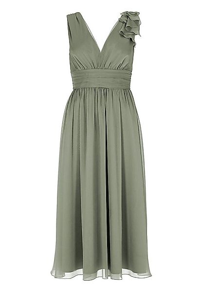 SWING Cocktailkleid - elegantes Partykleid aus Crinkle Chiffon mit Volant D günstig online kaufen
