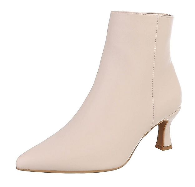 Ital-Design Stylische Damen-Stiefeletten mit Stickdetails für Alltag Stiefe günstig online kaufen