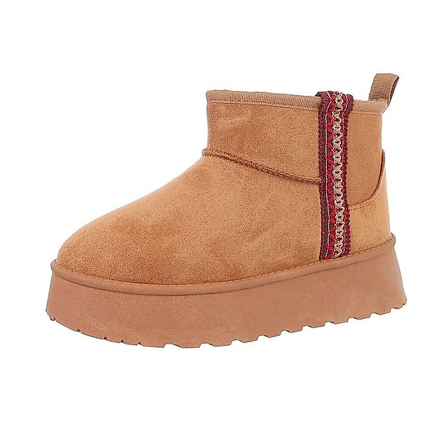 Ital-Design Damen Snowboots Freizeit Snowboots (87417872) Flach Stiefelette günstig online kaufen