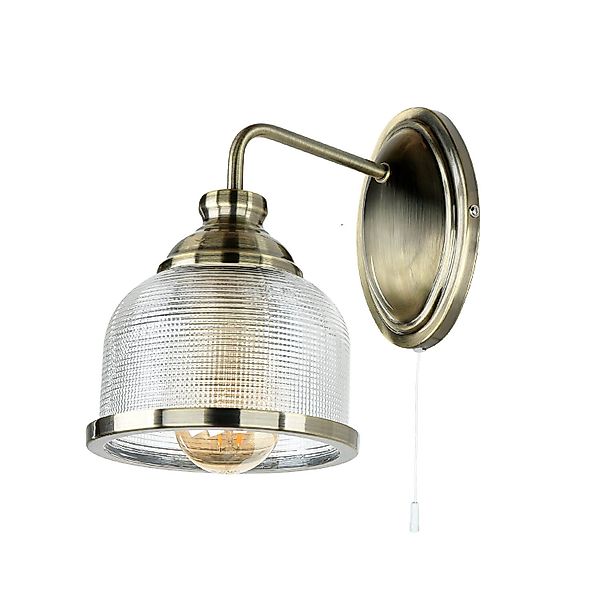 Licht-Erlebnisse Wandleuchte BISTRO, ohne Leuchtmittel, Glas günstig online kaufen