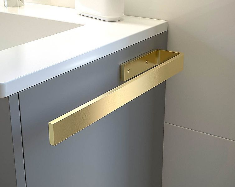 einfachgutemoebel Aufsatzwaschbecken Handtuchhalter Bath-O-Line 380mm 1-arm günstig online kaufen