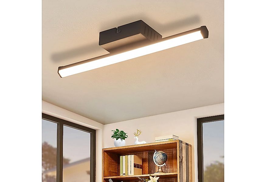 ZMH LED Deckenleuchte Wohnzimmer Schwarz Modern Wadnleuchte Innen 3000K für günstig online kaufen