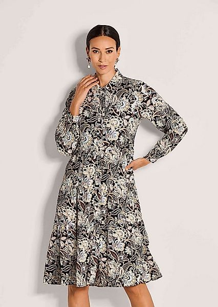 MADELEINE Midikleid Druck-Damenkleid mit Knopfleiste Mit floralem Muster, H günstig online kaufen