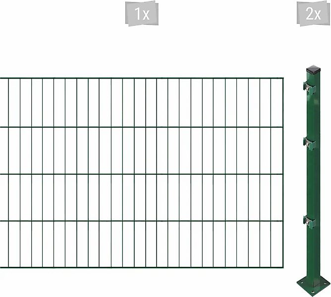 Arvotec Einstabmattenzaun "ESSENTIAL 80 zum Einbetonieren", Zaunhöhe 80 cm, günstig online kaufen