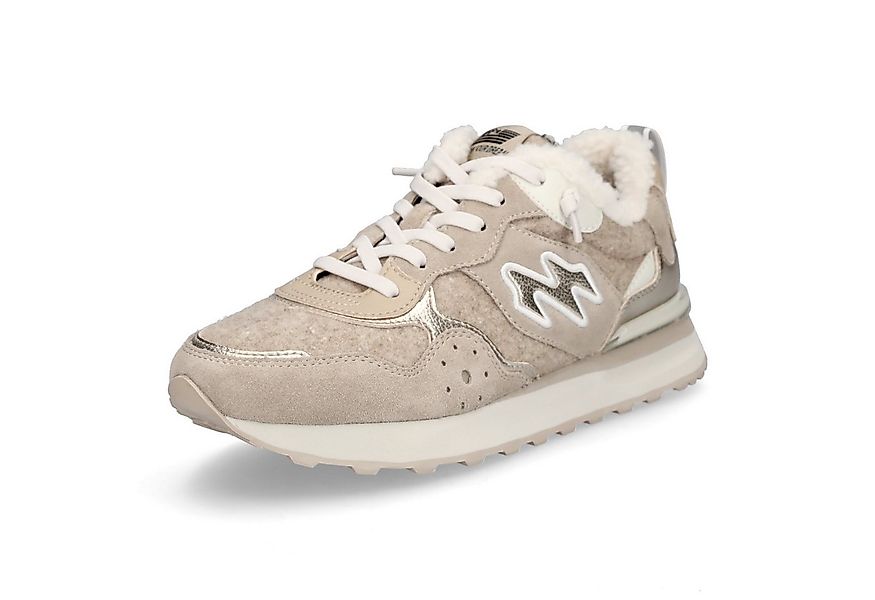 Maripé Maripé Damen Sneaker Amsterdam beige gold Sneaker günstig online kaufen
