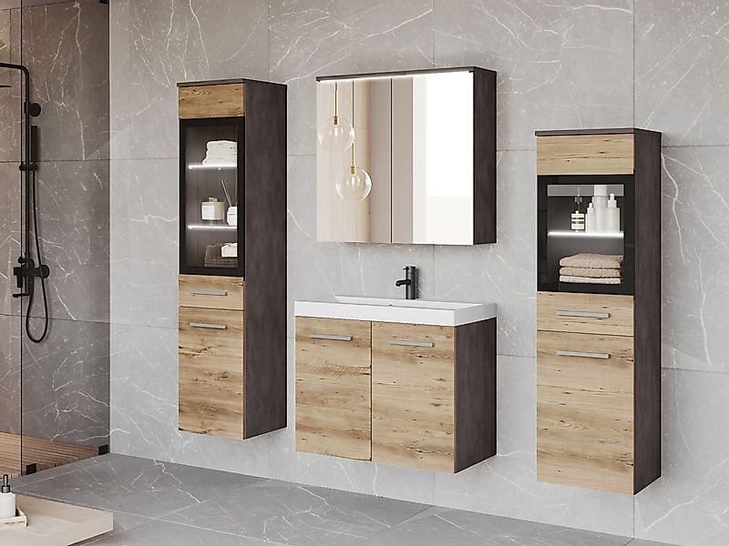 MIRJAN24 Badmöbel-Set Madrit II, (5er-Set, Waschbeckenschrank, günstig online kaufen