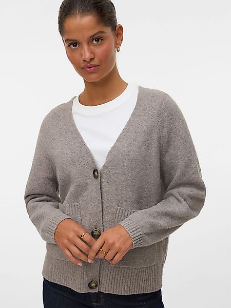 Vero Moda Strickjacke VMBOOM LS V-NECK günstig online kaufen
