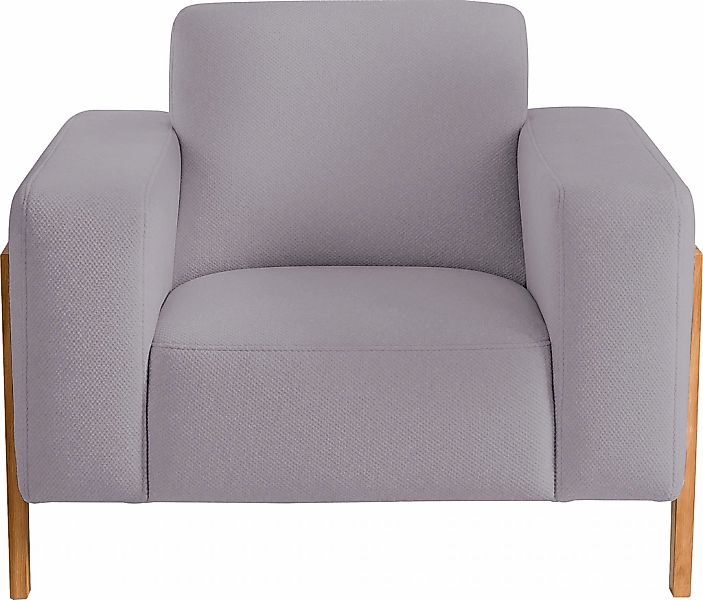 exxpo - sofa fashion Sessel "Starr, Loungesessel, Scandic Design mit Sichth günstig online kaufen