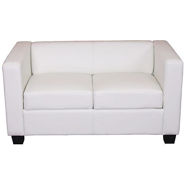 MCW 2er Sofa Lille Kunstleder Weiß günstig online kaufen