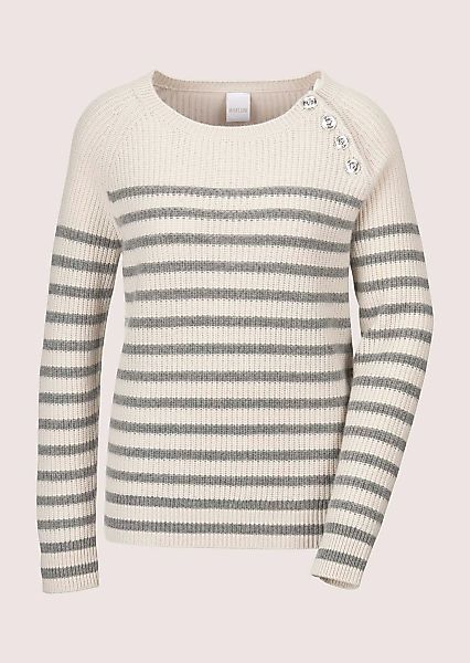 MADELEINE Longpullover "Pullover Rundhals-Pullover im Ringellook" günstig online kaufen