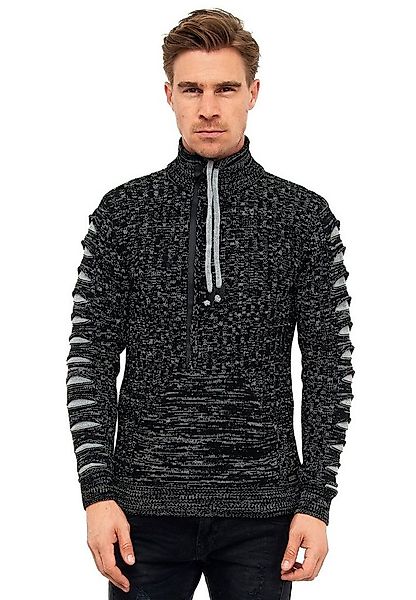 Rusty Neal Strickpullover mit stylischem Ausschnitt günstig online kaufen