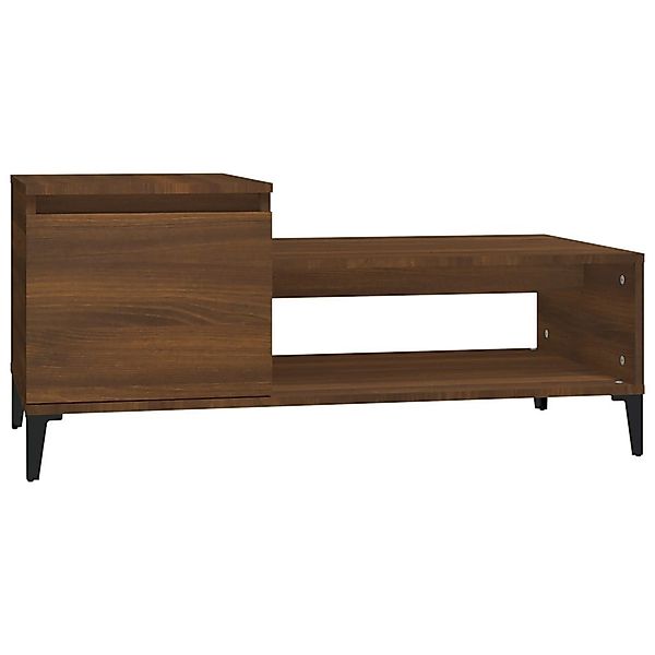 vidaXL Couchtisch Couchtisch Braun Eichen-Optik 100x50x45 günstig online kaufen