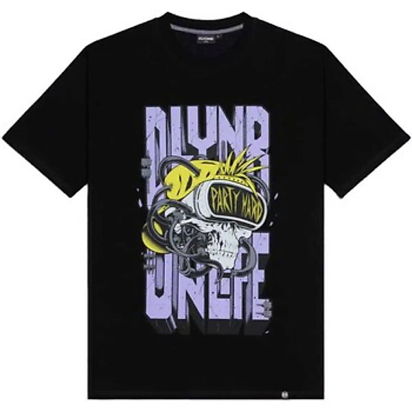 Dolly Noire  T-Shirts & Poloshirts T-Shirt Party Hard Skull Tee günstig online kaufen