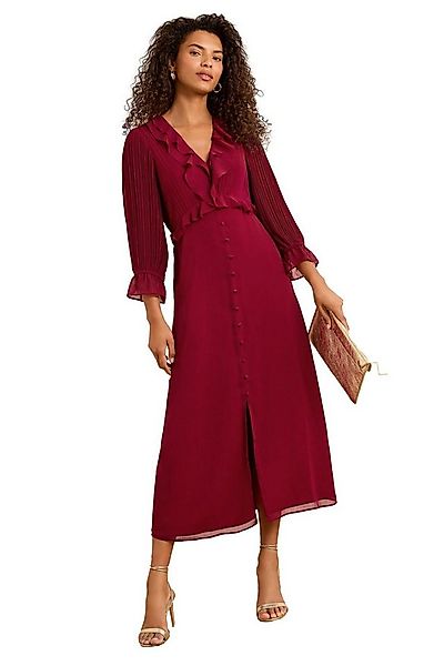 Love & Roses Midikleid Love & Roses Midikleid mit Falten, Regular (1-tlg) günstig online kaufen