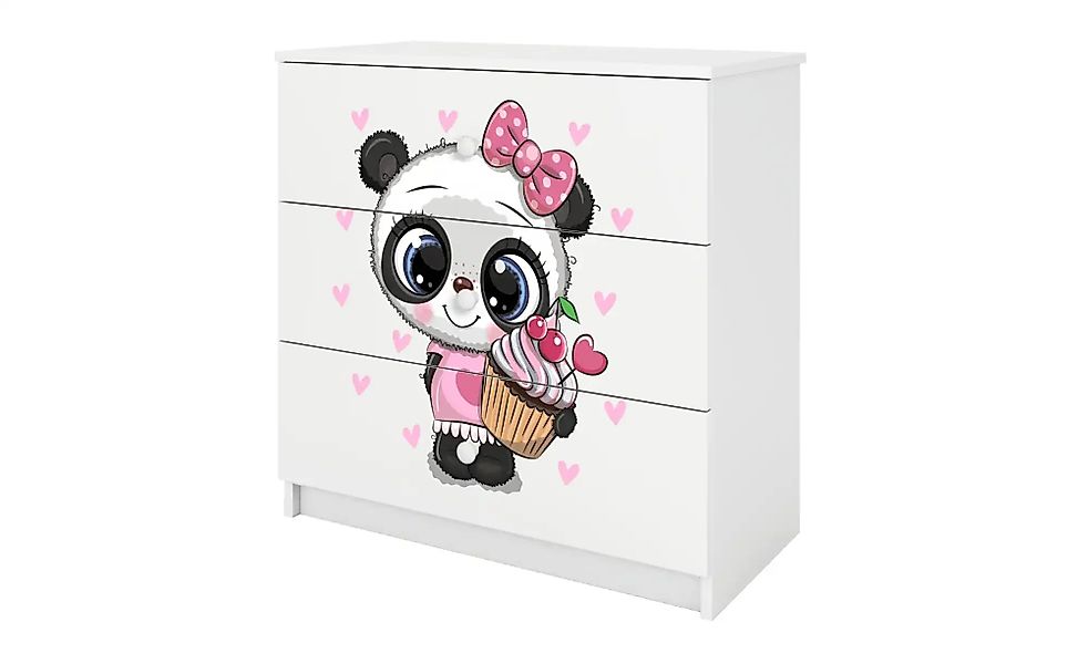 Kommode  Panda ¦ weiß ¦ Maße (cm): B: 81 H: 80,5 Kommoden & Sideboards > Ko günstig online kaufen
