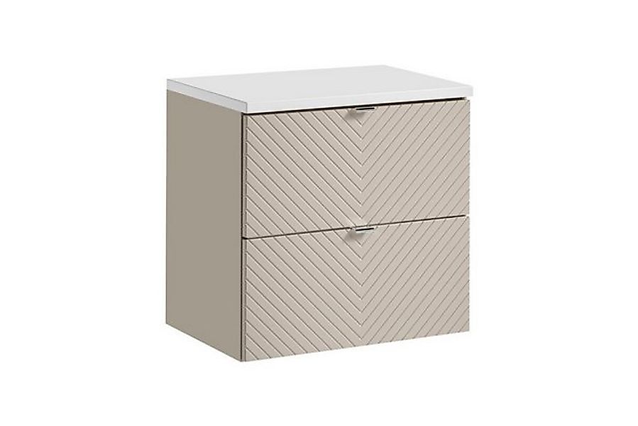 ROYAL24_MARKT Waschbeckenunterschrank - Viva Cashmere V -60 cm Mit Arbeitsp günstig online kaufen
