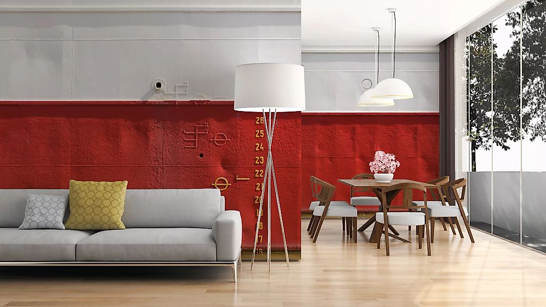 Architects Paper Fototapete »Sailer Red«, Vlies, Wand, Schräge günstig online kaufen