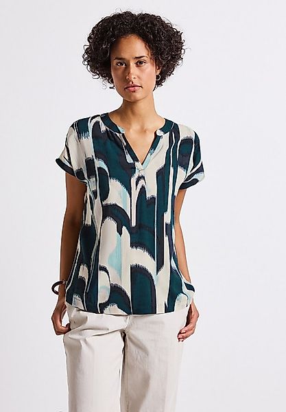 STREET ONE Kurzarmbluse aus softer Viskose günstig online kaufen