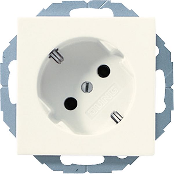 Jung SCHUKO-Steckdose ws 16A 250V 45Grad A 520-45 KI - A520-45KI günstig online kaufen