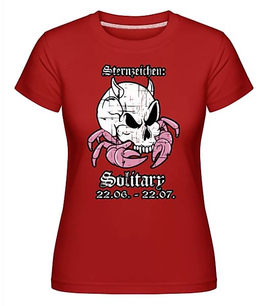 Metal Sternzeichen Solitary · Shirtinator Frauen T-Shirt günstig online kaufen