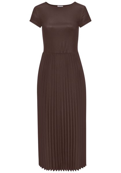 LASCANA Midikleid mit Plisseerockteil, Basic, modisch günstig online kaufen
