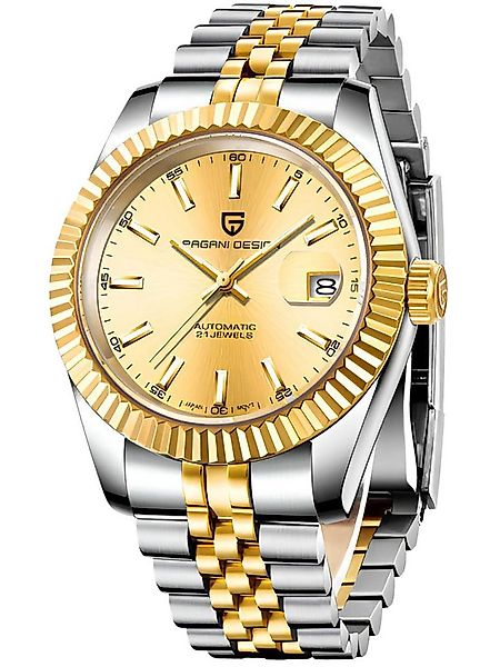 Pagani Design Automatikuhr Armbanduhr Herren Uhr Edelstahl Herrenuhr GTM, ( günstig online kaufen