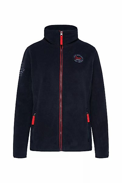 SOCCX Fleecejacke, ohne Kapuze, mit elastischem Saumabschluss günstig online kaufen