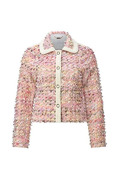 RICHROYAL Sweatblazer Short multi color loop jacket, soft papaya günstig online kaufen