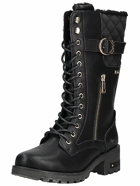 Mustang Shoes Schnürstiefel "Mustang Shoes Stiefel Lederimitat" günstig online kaufen