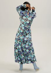 Aniston SELECTED Maxikleid mit romantischem Rosendruck günstig online kaufen