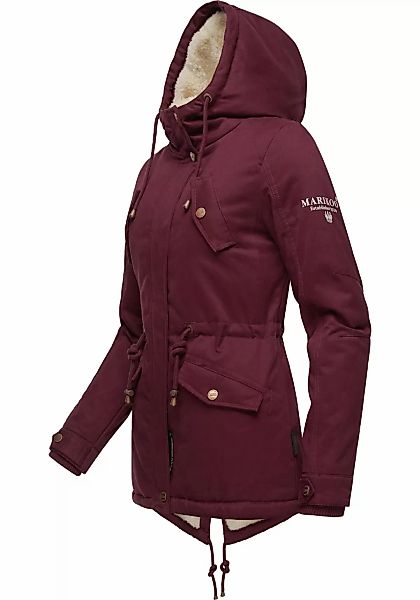 Marikoo Winterjacke "Manolya", mit Kapuze, stylischer Kurzmantel mit weiche günstig online kaufen