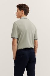 bugatti Poloshirt mit Kontraststreifen und Bruststickerei günstig online kaufen