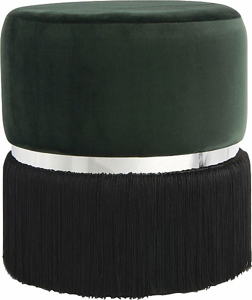 Kayoom Sitzhocker "Hocker Rebecca 825, Sitzpouf in runder Form,mit samtigem günstig online kaufen
