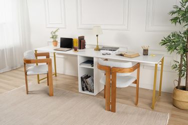 Skye Decor Doppelschreibtisch 100% MELAMINE COATED günstig online kaufen