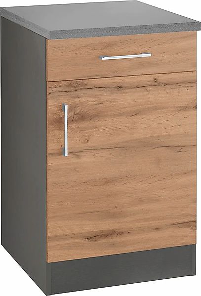 KOCHSTATION Unterschrank "KS-Colmar" 50 cm, mit Metallgriff, für viel Staur günstig online kaufen