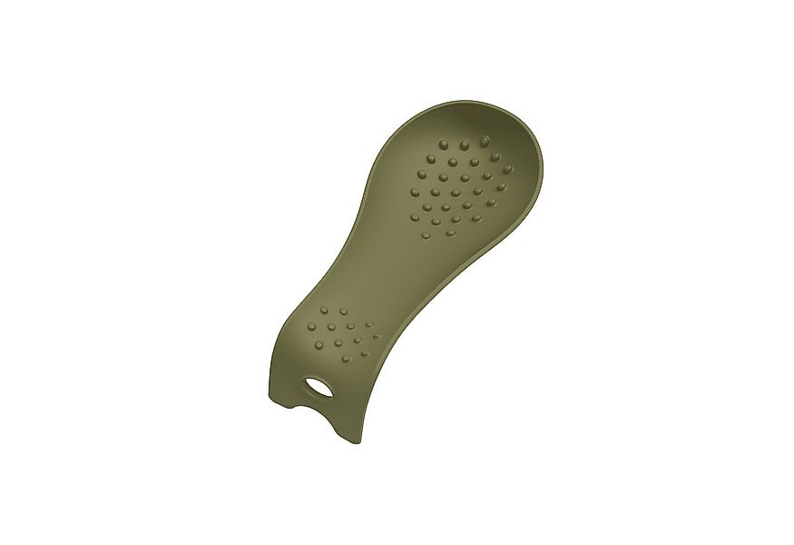 Kochblume Kochlöffelhalter Kochblume Löffelablage aus Silikon in olive günstig online kaufen