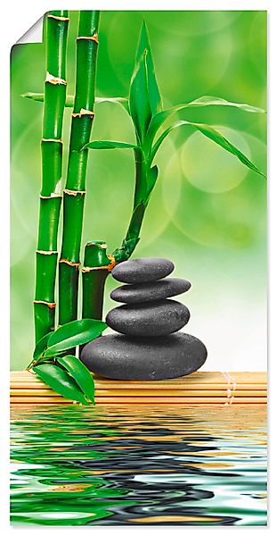 Artland Wandbild "Spa Konzept Zen Basaltsteine", Zen, (1 St.), als Leinwand günstig online kaufen