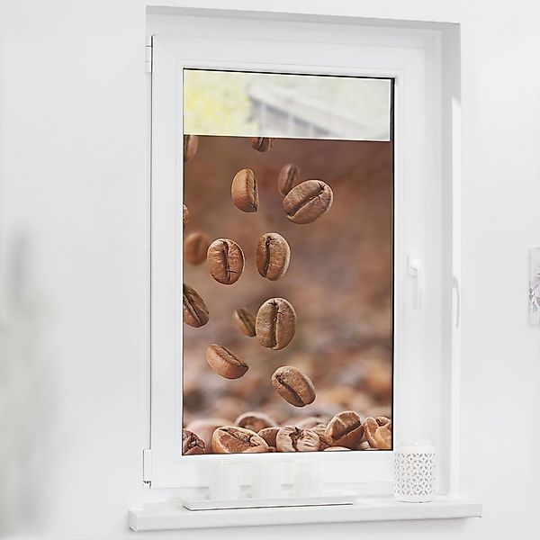 LICHTBLICK ORIGINAL Fensterfolie »Kaffee«, 1 St., blickdicht, strukturiertK günstig online kaufen