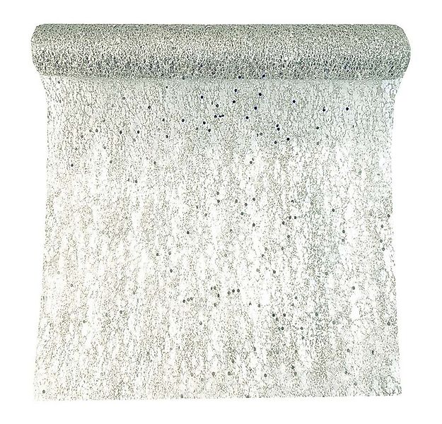 Gasper Tischläufer Tischläufer "GLAMOUR WORLD" Dekostoff Tischläufer 35cm/3 günstig online kaufen