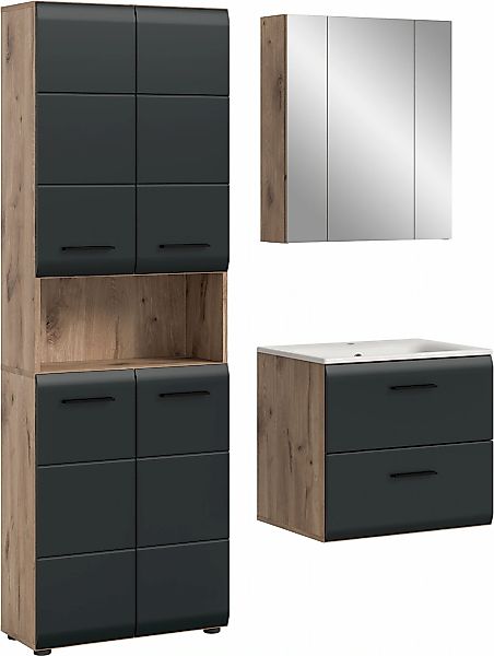 INOSIGN Badezimmer-Set, (Set, 4 St.), Florenz, Badkombination 4-tlg.,Nox Oa günstig online kaufen