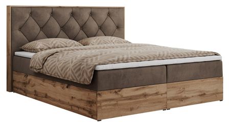 MKS MÖBEL Boxspringbett VENETO (Polsterbett, zwei günstig online kaufen