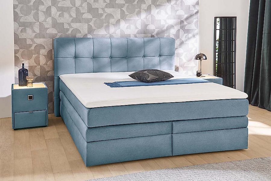 Jockenhöfer Gruppe Boxspringbett Amy, mit Bettkasten und Kaltschaum-Topper, günstig online kaufen
