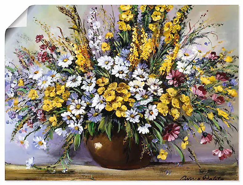 Artland Wandbild "Herrlichkeit von Gänseblümchen", Blumen, (1 St.), als Lei günstig online kaufen