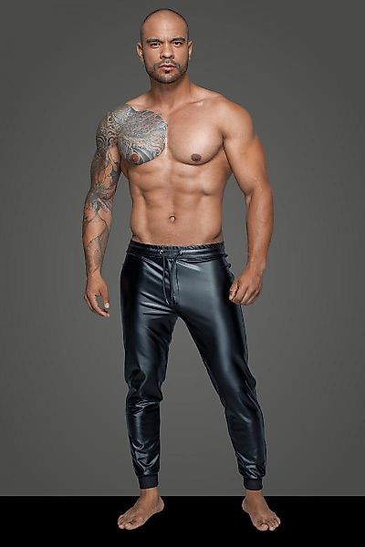 Noir Handmade Men Lederimitathose Herren-Hose in günstig online kaufen