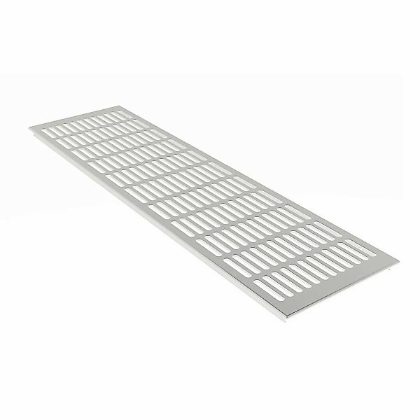 MS Beschläge Alu-Gitter 150 x 800 mm Silber F1 Eloxiert Luftzirkulation günstig online kaufen