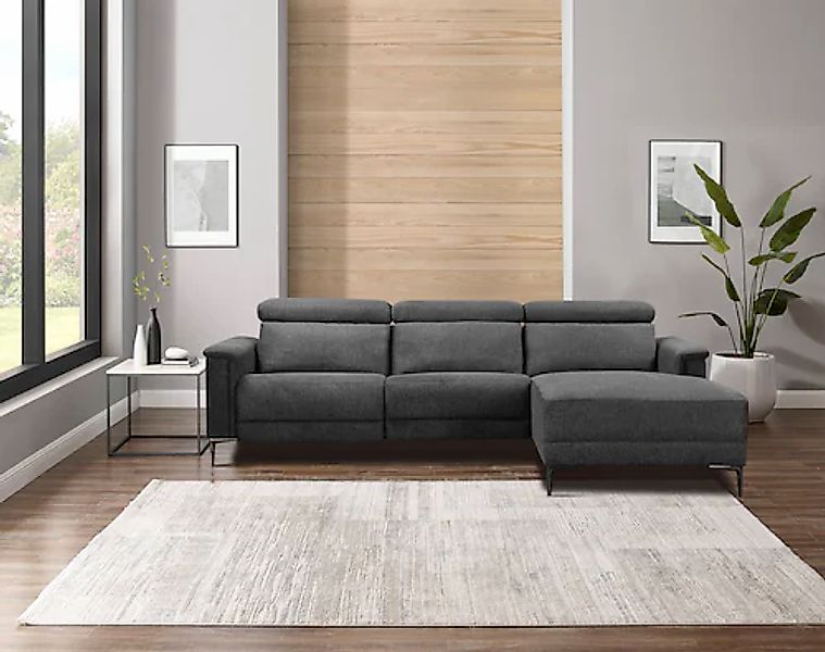Home affaire Ecksofa »Lund, L-Form, 261cm, man. o. elektr. Relaxfunktion (m günstig online kaufen