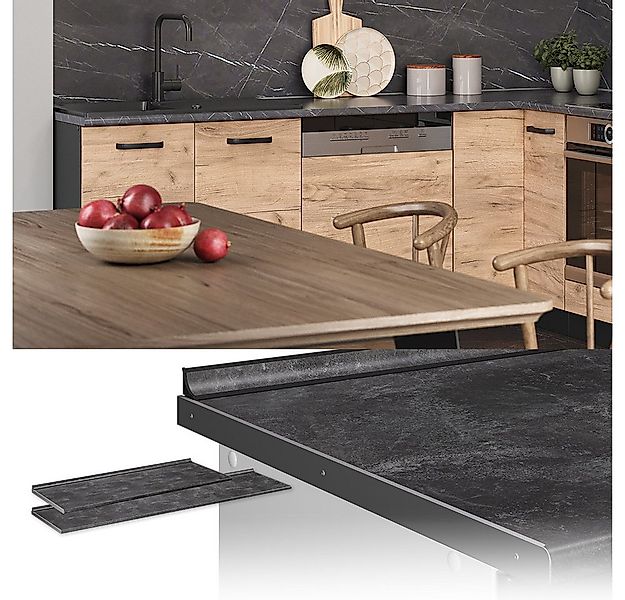 Vicco Unterschrank R-Line, Anthrazit, 160 cm günstig online kaufen